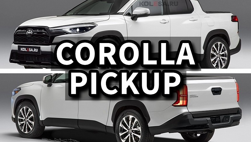 Toyota Corolla Pickup - Rendering