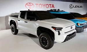 Toyota EV Pickup Concept Breaks Cover, Looks Like a Stormtrooper’s Tacoma