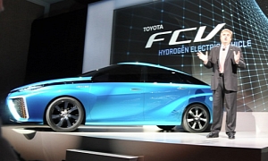 Toyota FCV Opening the 2014 Consumer Electronics Show