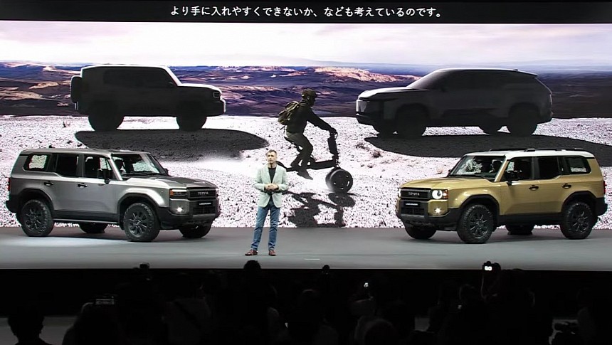 Toyota new product teaser during Land Cruiser 250 debut