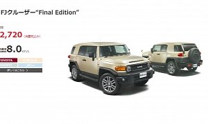 Toyota FJ Cruiser Ends Production With Japan-only Final Edition
