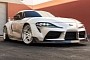 Toyota GR Supra Gets Fattened Up for Winter, Widebody Kit Looks Sick