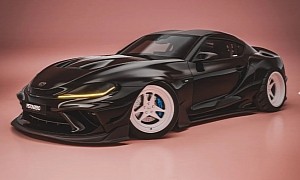 Toyota GR Supra Goes Slammed Widebody in the Virtual World, Also Gets Facelifted