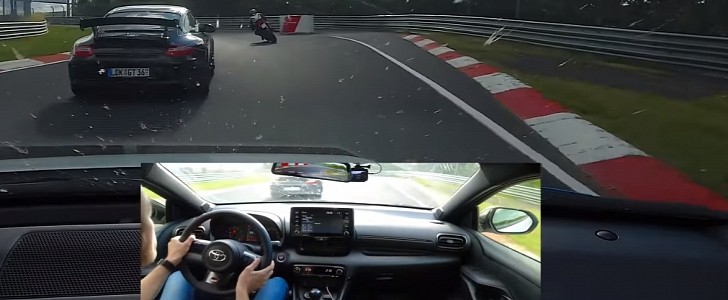 Toyota GR Yaris AWD driven on the Nurburgring