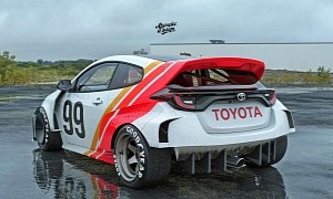 Toyota GR Yaris Gets Virtual “Super Boosted” Treatment and a Vintage Livery