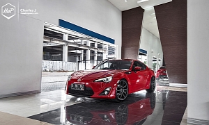Toyota GT 86 Gets ADV.1 Wheels and Engine Tuning