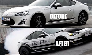 Toyota GT 86 Gets Initial D Treatment in Photoshop