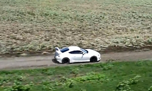 Toyota GT 86 Goes Rallying Around a Farm