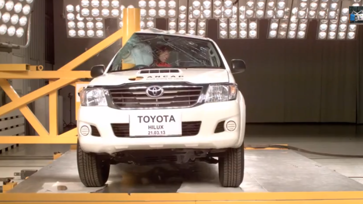 2013 Toyota Hilux Crash Test