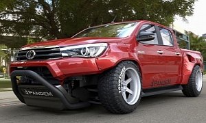 Toyota Hilux Gets Pandem Widebody Kit, Looks Like a Race Truck