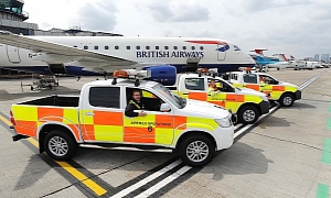 Toyota Hilux Makes the London City Airport Go Round