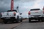 Toyota Hilux vs. Ford Ranger Drag Race Concludes in a Dominant Win