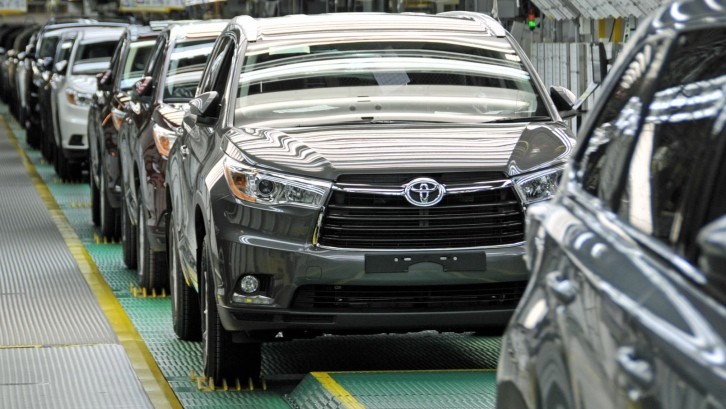 2014 Toyota Highlander Assembly Line