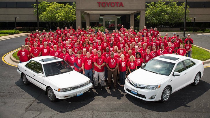 10-millionth Toyota produced at the Georgetown, Kentucky plant