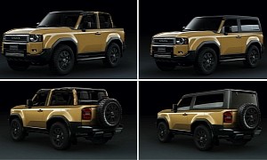 Toyota Land Cruiser Goes Back to Its Roots With Digital 3-Door Bronco and Wrangler Fighter