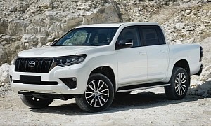 Toyota Land Cruiser Prado Pickup Truck Unofficially Joins the Iconic AWD Family