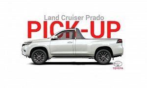 Toyota “LC Prado” Rendering Looks Like a Working Man’s Ute