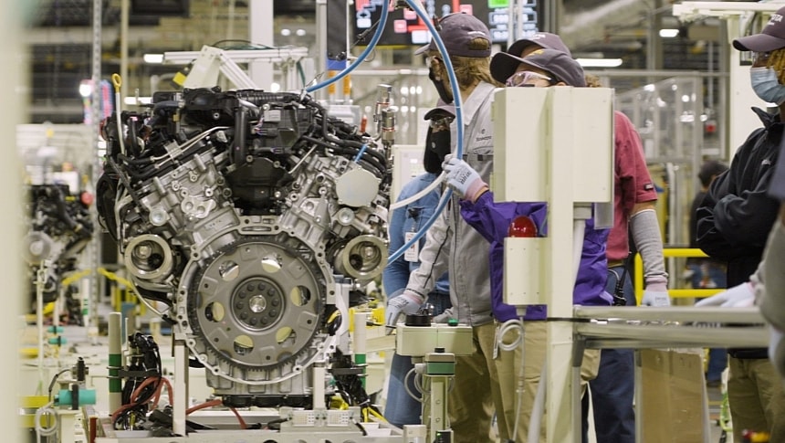 Toyota makes serious investments in its Alabama engine plant