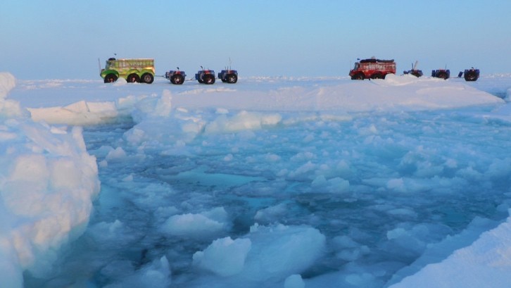 Toyota Powered Busses on Ice