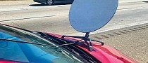 Toyota Prius Driver Pulled Over for Starlink Dish on the Hood, Surprised