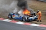 Toyota Prius GT300 Race Car Catches Fire