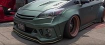 Toyota Prius with Rocket Bunny Kit from 170 Motoring Is an Insane JDM Custom Hybrid