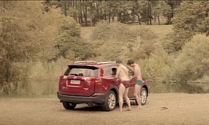 Toyota RAV4 Funny Swim Commercial