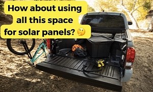 Toyota Reinvents Pickup Truck Bed Covers With Solar Panels and Weather Sensing