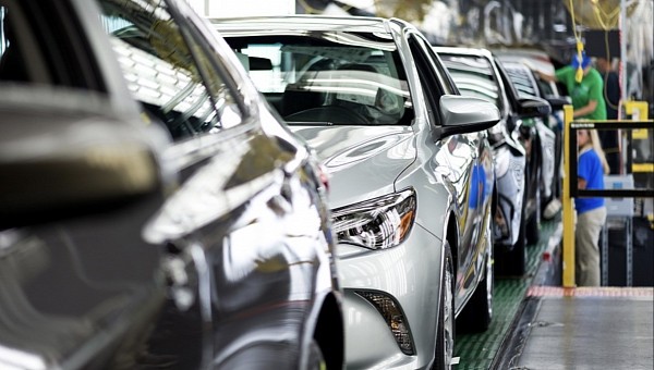 Toyota's production of cars has been hit hard by the lack of chips