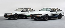 Toyota Revamps Iconic AE86 Classics With Hydrogen and Electric Power at TAS 2023