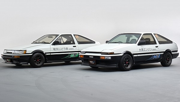 Toyota AE86 H2 and BEV concept cars