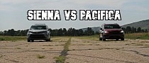 AWD Minivan Drag Race: Chrysler Pacifica Takes on the Toyota Sienna