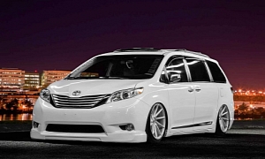 Toyota Sienna Is A Looker With Vossen Wheels