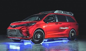Toyota Sienna:Remix Pumps 25,000 Watts of Music Power From 60 Speakers