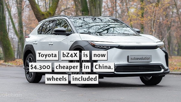 Toyota slashed $4,300 from the bZ4X price in China