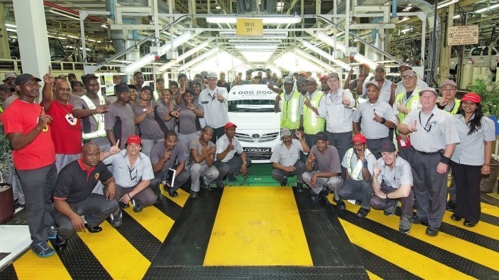 Toyota South Africa Celebrating 1 Millionth Corolla