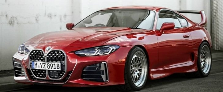 Toyota Supra "4 Series" Face Swap Puts Ugly BMW Grille on a Classic