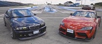 Toyota Supra Drag Races 2JZ-Powered E46 BMW M3, Defines Irony