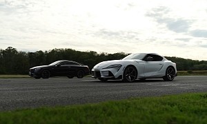 Toyota Supra Drag Races Mercedes-AMG E 53, German Brawl Concludes With Japanese Twist