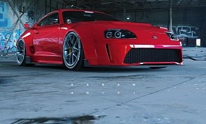 Toyota Supra "Old & New" Looks Like The Mk 4.5, Has Wide Front