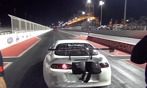 Toyota Supra Torpedoes to 347 km/h On the Drag Strip