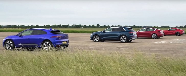 Toyota Supra vs. EVs: Audi e-tron, Model 3 and Jaguar I-Pace