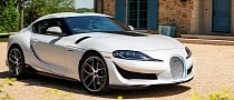 Toyota Supra With Bugatti Grille Is Almost Good, But a Speedster Is Perfect