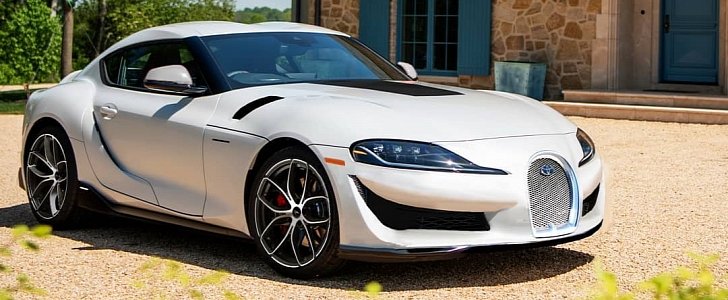 Toyota Supra With Bugatti Grille Is Almost Good, But the Speedster Is Perfect