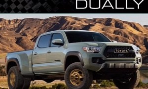 Toyota Tacoma HD Dually Will Fake-Defeat All Mid-Size Pickup Trucks Twice Over