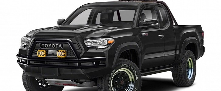 Toyota Tacoma TRD Pro McFly Edition rendering by jlord8