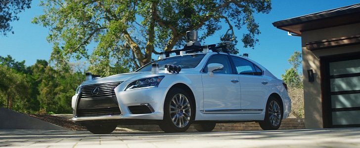 Toyota's self-driving test car