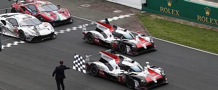 Toyota 1-2 finish at the Le Mans 24 hours