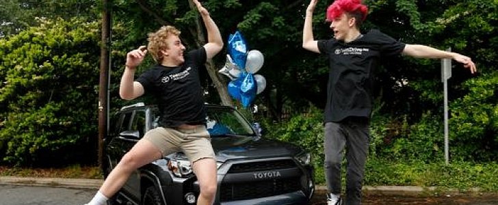Toyota awards  TeenDrive365 Video Challenge winners