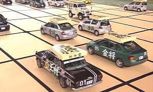 Toyota Uses 40 Cars to Play Giant Game of Japanese Chess (Shogi)